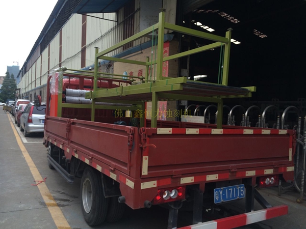 國外客戶定制覆膜機裝車發(fā)貨!